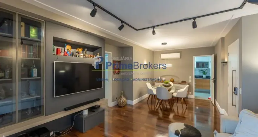 Apartamento, 110m² - 3 dormitórios, 1 suíte, 3 vagas, varanda - brooklin