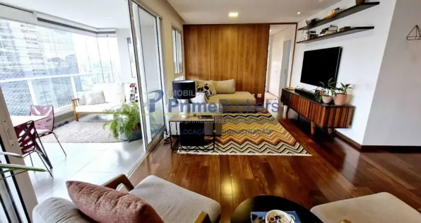 Apartamento, 134m² - 3 dormitórios, 3 suítes, 2 vagas, varanda gourmet - brooklin