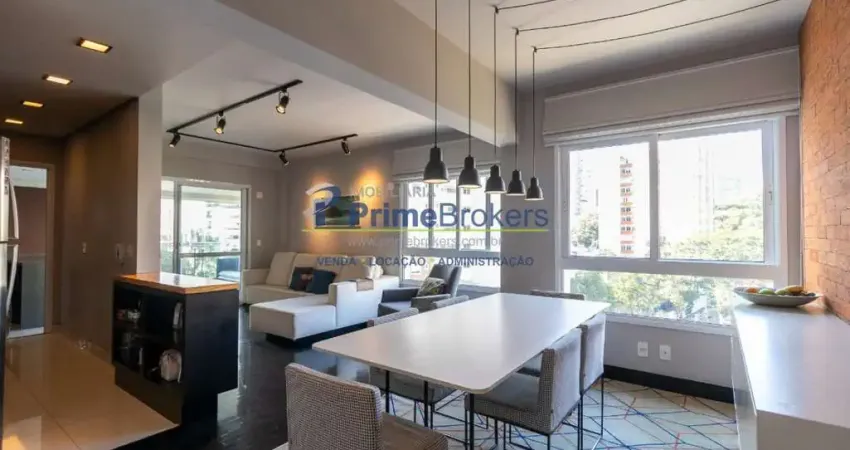 Apartamento, 88m² - 1 dormitório, 1 suíte, 1 vaga, espaço gourmet - paraíso.