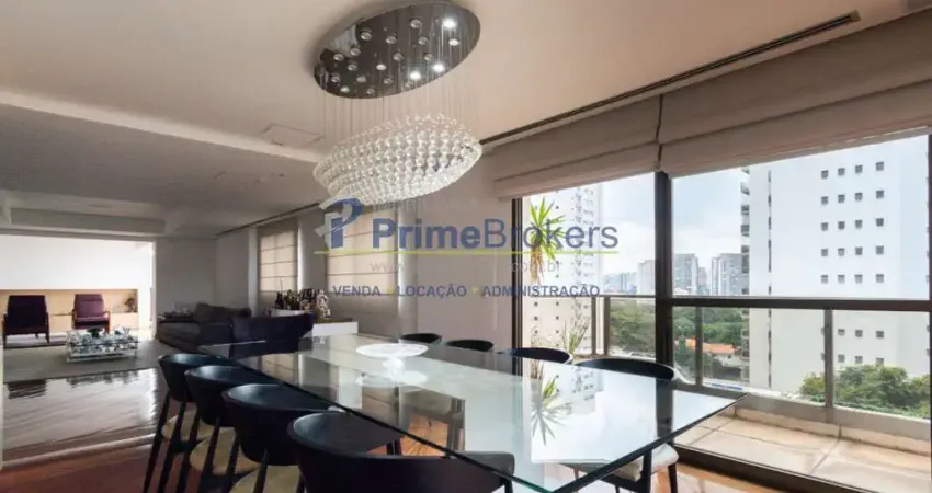 Cobertura duplex, 389m² - 3 suítes, 4 vagas, terraço gourmet - moema.