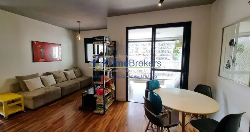 Apartamento, 70m² - 2 dormitórios, 1 suíte, 1 vaga, mobiliado e cozinha americana - pinheiros