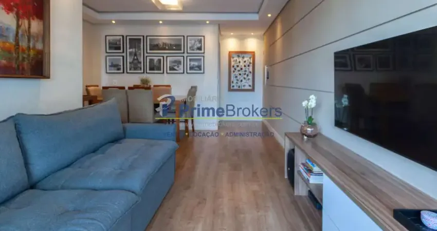 Apartamento, 63m² - 2 dormitórios, 1 suíte, 2 vagas, varanda com vista livre - parque da mooca