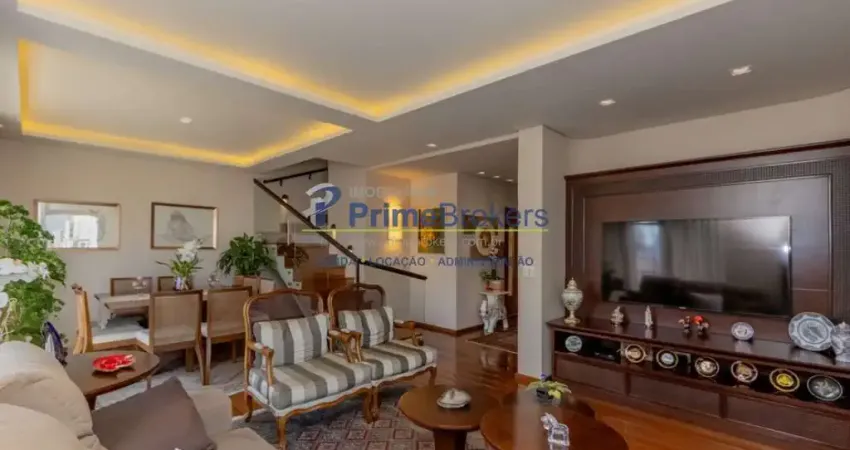 Cobertura duplex 275m², 3 dormitórios, 2 suítes, 3 vagas, piscina privativa - brooklin
