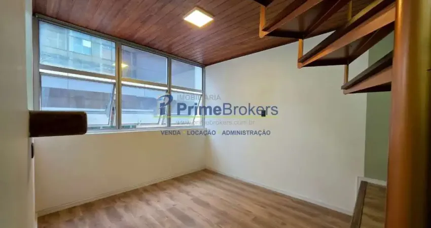 Apartamento duplex com 60m² de área útil - 2 quartos - 2 suítes- varanda- 1 vaga- vila clementino -