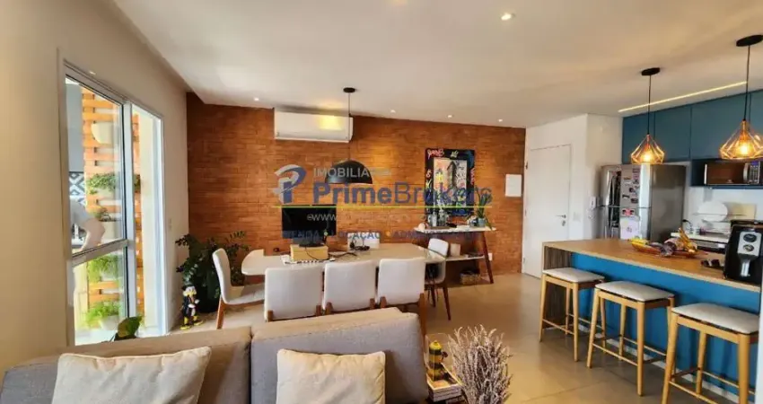 Apartamento, 65m² - 1 dormitório, 1 suíte, 2 vagas, varanda gourmet - saúde