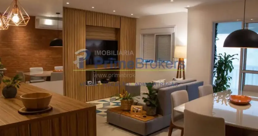 Apartamento, 65m² - 1 dormitório, 1 suíte, 2 vagas, varanda gourmet com vista - saúde