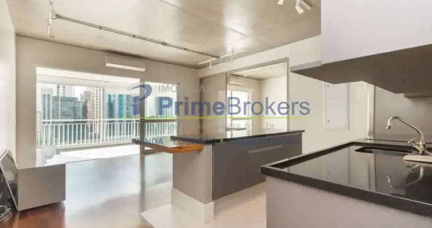 Apartamento á venda com 90a.u -1 quarto, sendo 1 suíte, varanda - 2 vagas - itaim bibi - são paulo