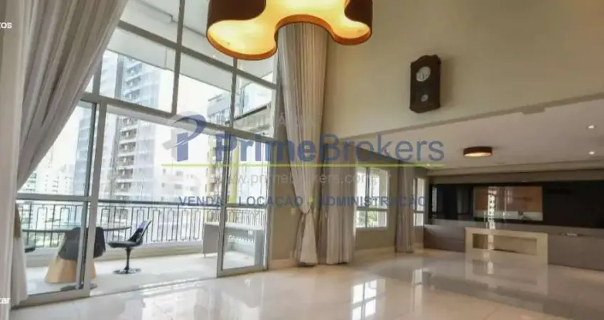 Apartamento duplex com varanda gourmet, 3 suítes e 3 vagas de 230 m² - campo belo apartamento duplex