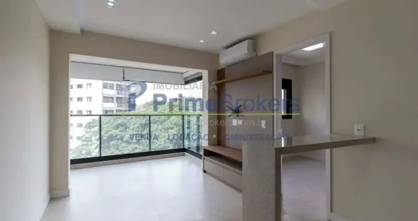 Apartamento com 35m² de área útil- 1 quarto- 1 banheiro- varanda- 1 vaga- moema - são paulo
