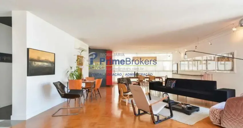 Apartamento com 259m² de área útil- 3 quartos- 4 banheiros- 3 vagas- higienopolis - são paulo