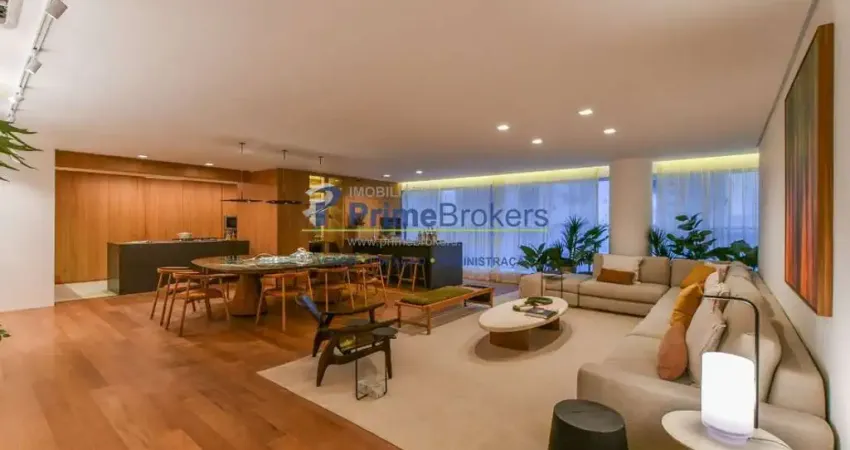 Apartamento, 213m² - 3 dormitórios, 3 suítes, 3 vagas, área gourmet - brooklin