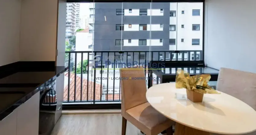 Com 34m² de área privativa, esse imóvel mobiliado oferece conforto e praticidade, ideal para quem bu