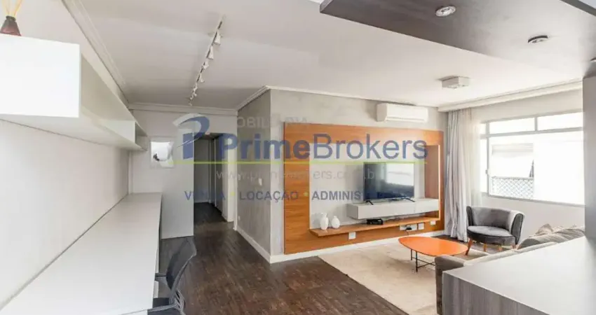 Apartamento, 101m² - 2 dormitórios, 1 suíte, 1 vaga, piso de madeira - itaim bibi