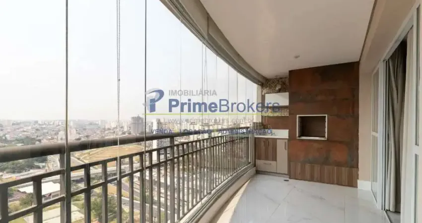 Apartamenrtoá venda  decorado com 109m² - 3 quartos- 4 banheiros- varanda gourmet- 2 vagas- jardim a