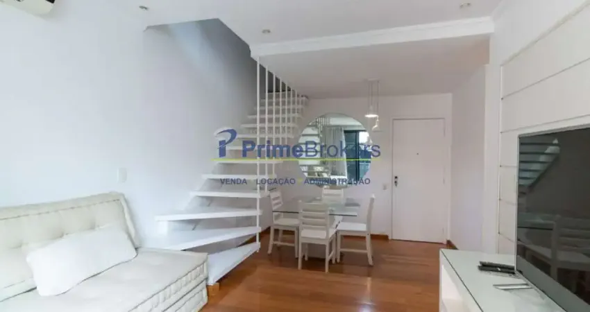 Apartamento, 70m² - 1 Dormitório, 1 Suíte, 1 Vaga, Mobiliado e com Varanda - Itaim Bibi
