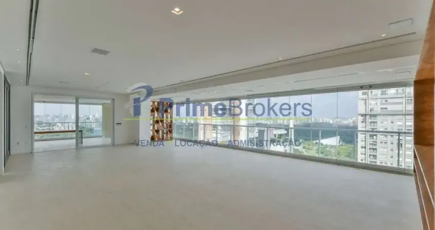 Com 412 m² de área privativa, este imóvel conta com 4 suítes, 7 banheiros e 5 vagas de garagem, prop