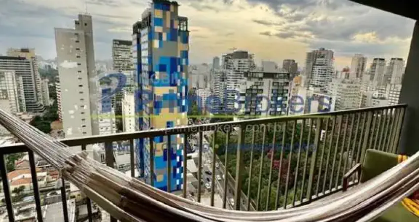Studio com 34m² de área útil- 1 quarto- varanda- 1 vaga. cerqueira cesar - são paulo