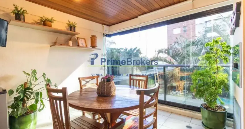 Apartamento, 105m² - 2 dormitórios, 1 suíte, 2 vagas, varanda gourmet - santo amaro