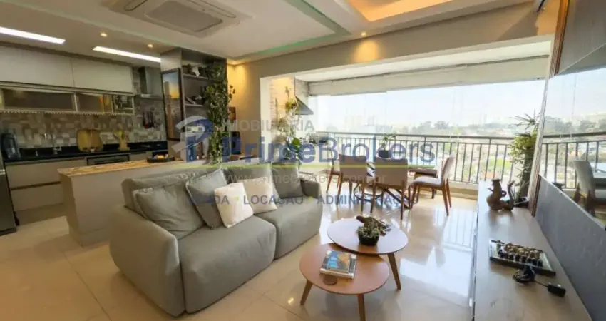 Apartamento, 65m² - 1 dormitório, 1 suíte, 1 vaga, varanda gourmet com vista livre - jabaquara