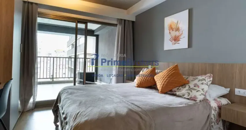 Com área privativa de 28 m², este studio é ideal para quem valoriza um espaço inteligente e uma loca