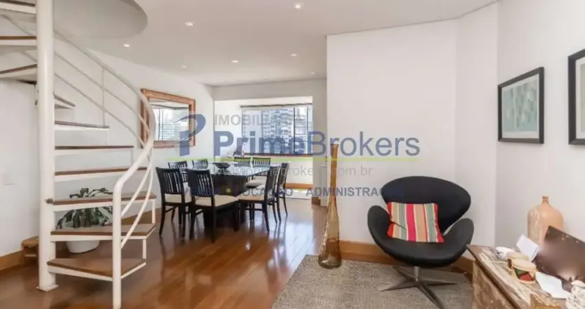 Cobertura, 190m² - 3 Dormitórios, 1 Suíte, 3 Vagas, Vista Deslumbrante - Itaim Bibi