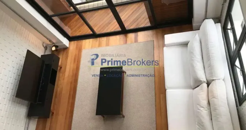 Apto duplex : mobiliado, 75 m², 1 suíte, 2 vagas, depósito, ar condicionado, próximo ao metrô