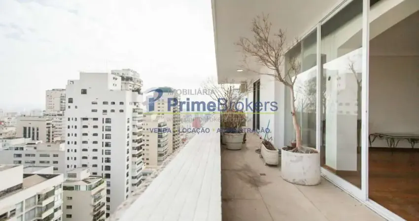 Apartamento tipo para venda em santa cecília com 3 quartos, sendo 3 suítes, 268m²