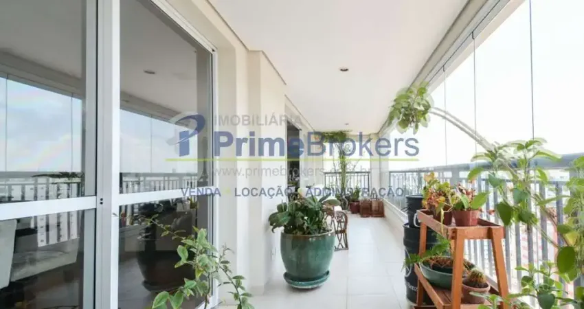 Apartamento á venda com 4 suítes, 245a.u. 3 vagas - varanda gourmet - próximo ao metrô. santa cruz