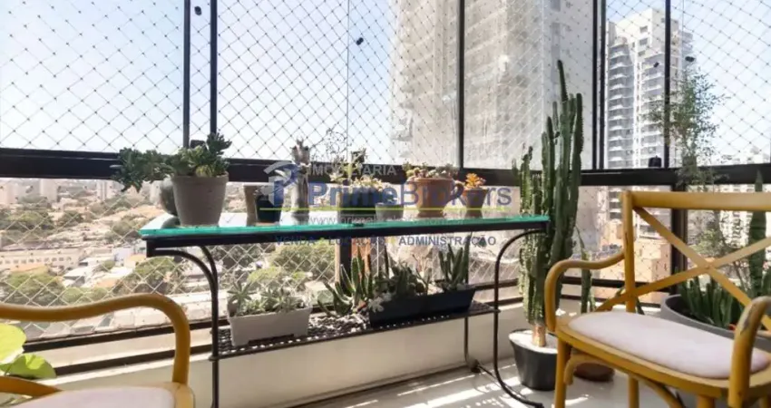 Apartamento á venda 4 quartos, sendo 1 suíte, 181m² - varanda -  2 vagas -  campo belo