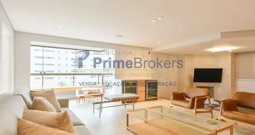Apartamento, 283m² - 4 Dormitórios, 4 Suítes, 5 Vagas, Espaço Gourmet Integrado - Perdizes