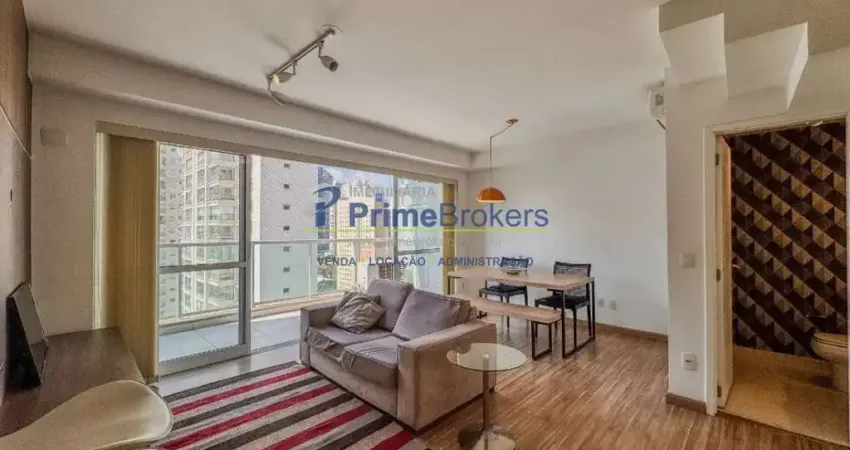 Apartamento duplex, 79m² - 1 dormitório, 1 suíte, 1 vaga, condomínio completo - brooklin