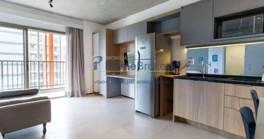 Com apenas 33m², esse espaço bem planejado proporciona aconchego e praticidade.