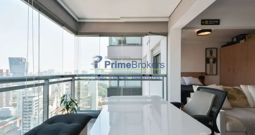 Descubra o charme deste studio mobiliado no coração de pinheiros, são paulo. com 49 m², este espaço