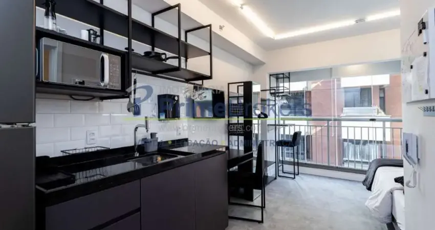 Apartamento á venda mobiliado com 21a.u - 1 quarto sendo 1 suíte - varanda - moema são paulo