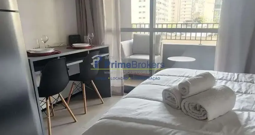 Studio novo e funcional - varanda - na região do jardins / mobiliado - são paulo