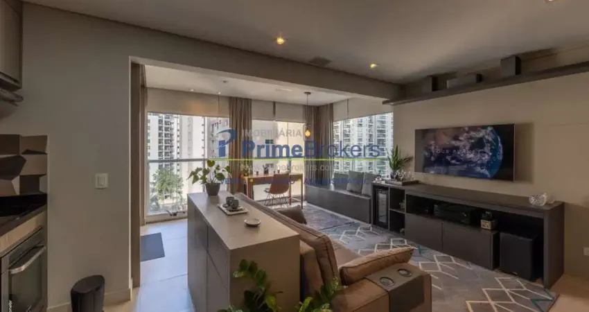 Apartamento com 1 quarto à venda na Avenida Vereador José Diniz, 3130, Santo Amaro, São Paulo