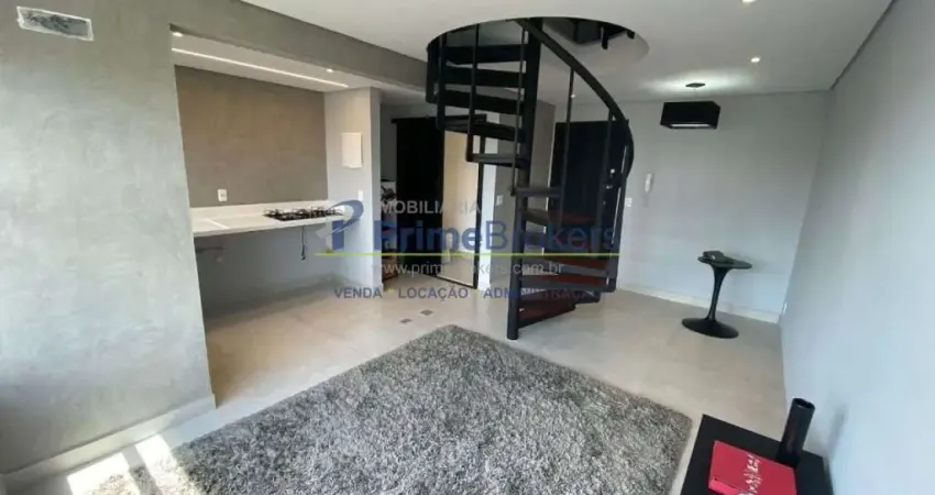 Cobertura duplex reformada, 95 m² - 2 dormitórios, 2 suítes, 1 vaga, varanda - vila clementino