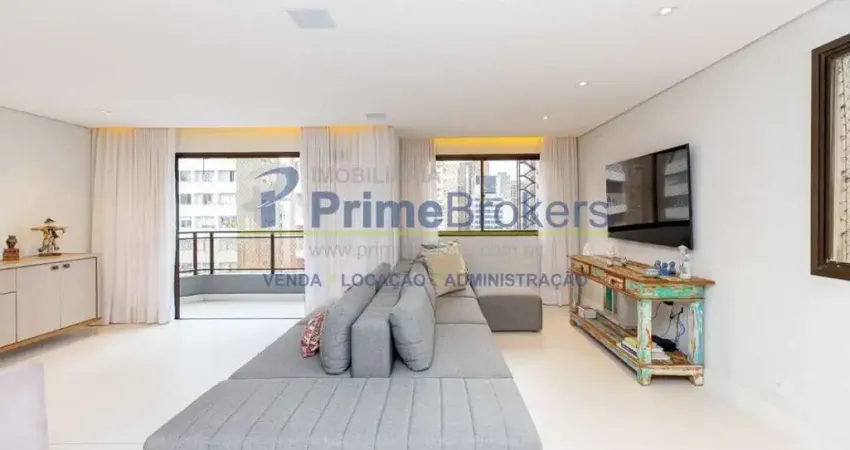 Apartamento á venda com 4 quartos, sendo 3 suítes, 197m² - varanda - 3 vagas - itaim bibi - são paul