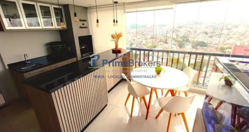 Apartamento, 93m² - 3 Dormitórios, 1 Suíte, 2 Vagas, Varanda Gourmet com Churrasqueira - Santana