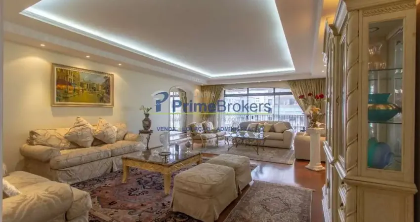 Apartamento á venda com 340a.u -  5 quartos sendo 2 suítes, varanda - 4 vagas santa cecilia - são  p