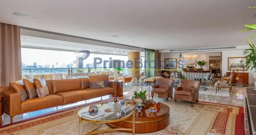 Apartamento á venda em campo belo com 3 quartos, sendo 3 suítes, 485m²- 5 vagas