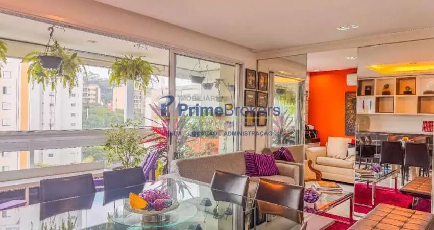 Apartamento com 3 quartos, 3 suítes e 2 vagas de 141 m² - chácara klabin