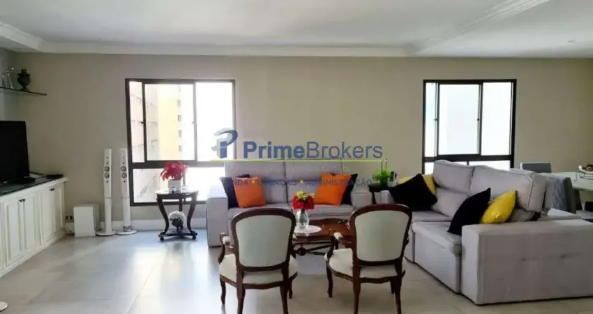 Apartamento mobiliado com 189 m2 a.u- 3 quartos sendo 1 suite - varanda - 3 vagas - são paulo