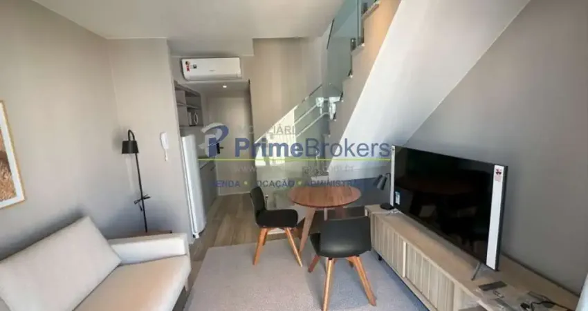 Cobertura duplex para venda em jardins com 1 quarto, sendo 1 suíte, 46m² - varanda- são paulo