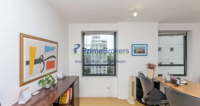 Conjunto comercial mobiliado á venda em jardim paulista, 30m² - vista permanente - são paulo