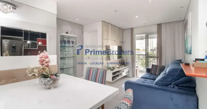 Apartamento com 2 quartos, 1 suíte, 1 vaga e varanda gourmet de 63 m² - vila moraes