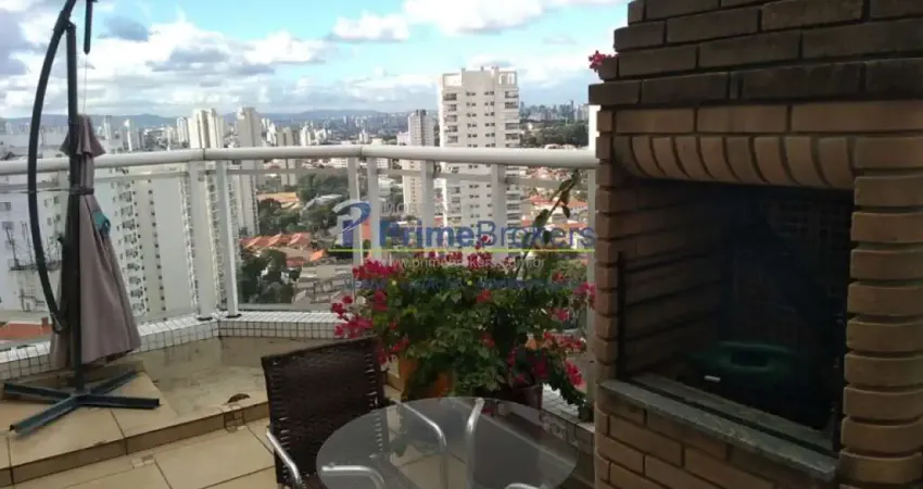 Apartamento cobertura à venda 3 dormitórios 3 vagas com área externa na vila gumercindo apartamento