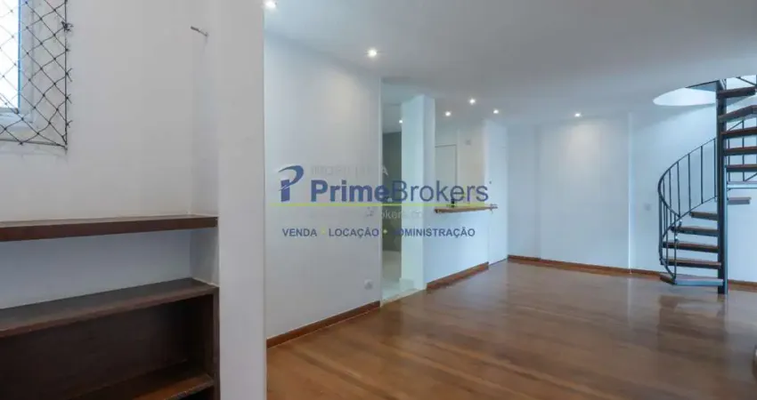 Cobertura duplex, 160m² - 3 dormitórios, 1 suíte, 2 vagas, varanda com piscina - vila clementino