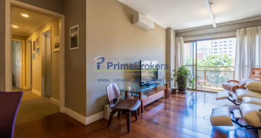 Apartamento, 104m² - 3 dormitórios, 1 suíte, 2 vagas, sacada - moema