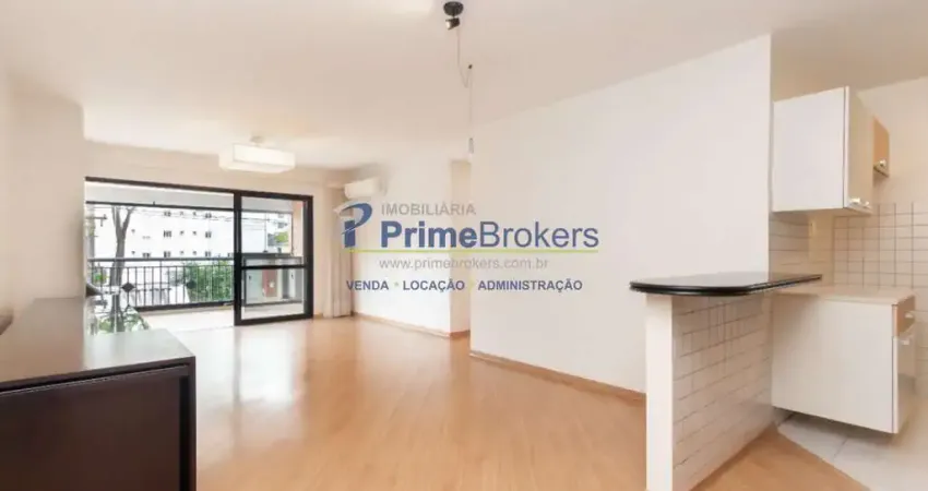 Apartamento, 105m² - 2 dormitórios, 2 suítes, 2 vagas, vista aberta - campo belo